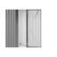 Armoire extérieure en fer galvanisé avec fonction imperméable, verrouillage sécuritaire, installation rapide, idéale pour les cours de jardin et les champs, dimensions de 29,52 po x 16,92 po x 69,68 po, noir, rangement de conception industrielle