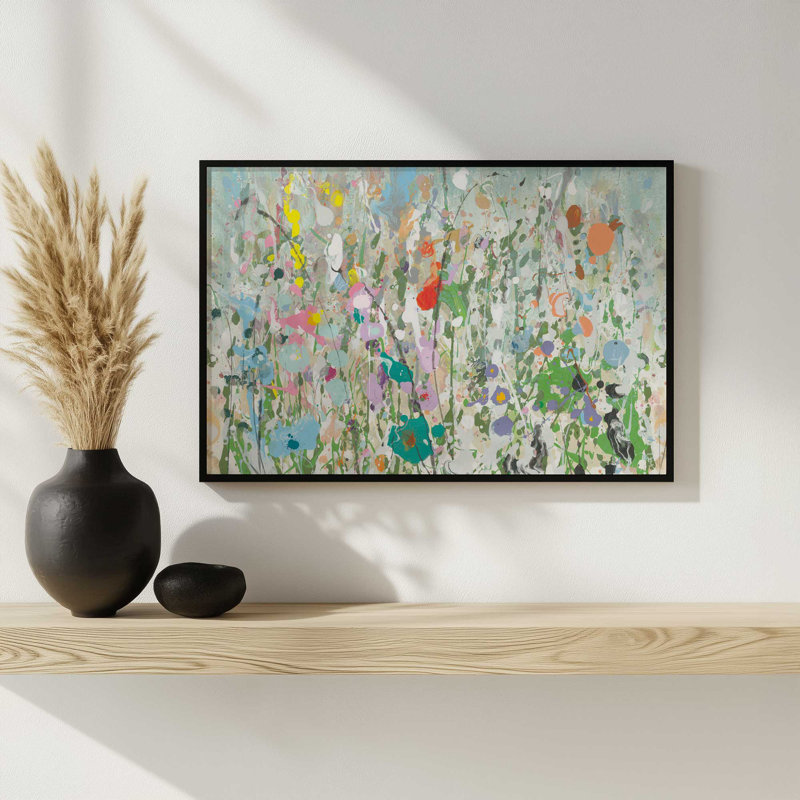 «Graffiti Garden» par Danhui Nai, reproduction d'art, H 12 po x l 16 po, Doré