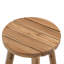 Table d'appoint ronde en bois massif de 40,6 x 40,6 cm (16 x 16 pouces), idéale pour une décoration intérieure de style classique. Hauteur : 41 cm (16,1 pouces). Un indispensable pour votre maison.