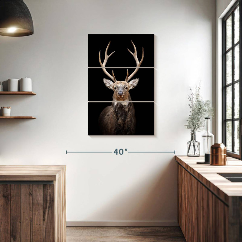 Brampt Mighty Red Deer, 38" H x 24" W