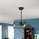 Seren 24" 3-Light Fandelier in Oil Rubbed Bronze with Remote Control