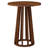 37" H Modern Round Bar Table, Solid Wood Base Bar Table For Dining Room
