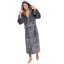 Revloc Flannel Mid-Calf Bathrobe-470850115-470850118