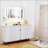 LED Bathroom Mirror With Front And Backlight, Defogging, And Dimmable Functionality