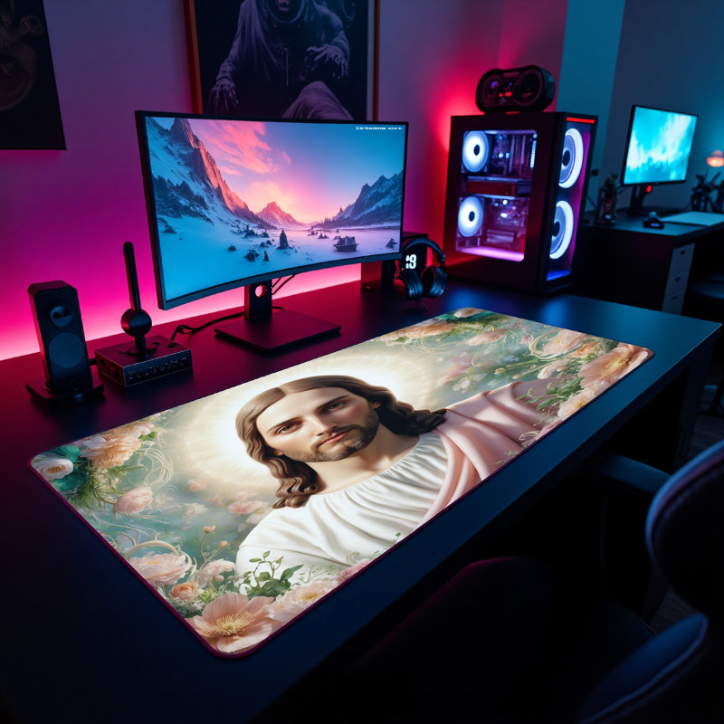 Polyester Desk Pad, 31.5x15.5