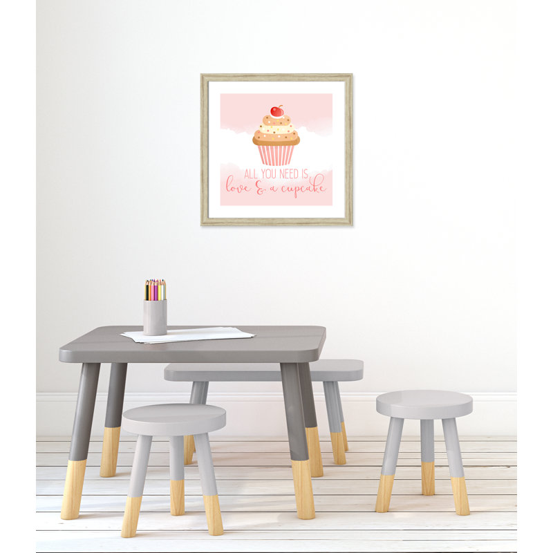 Doux 1, H 24,5 po x l 24,5 po x P 0,63 po, Beige Flat Framed