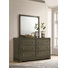 Commode 6 tiroirs avec miroir Myree