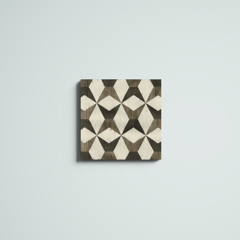 «Driftwood Geometrie IX», impression sur toile, H 20 po x l 20 po