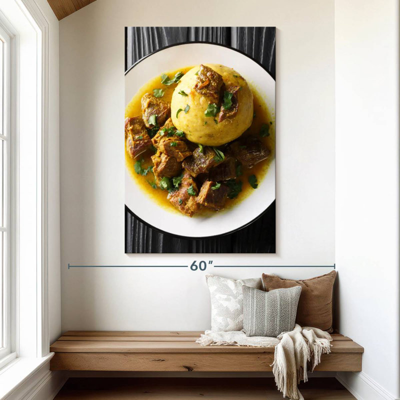 Yarlin Puerto Rican Mofongo, 51" H x 34" W