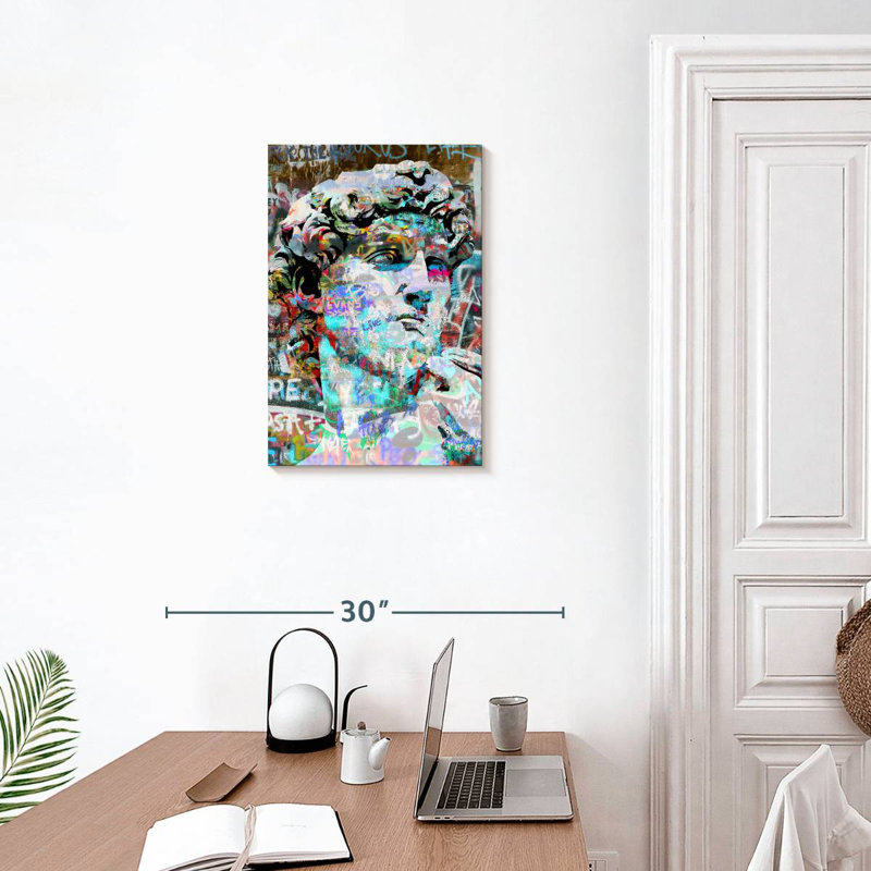 Leisha David Heavy Graffiti, 24" H x 16" W