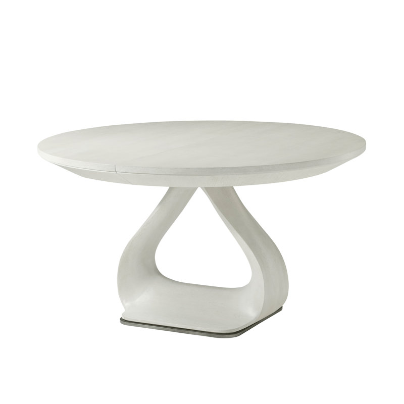 Essence Round Solid Oak Dining Table, Opal