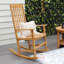 Chaise berçante d'extérieur en teck Yosemite