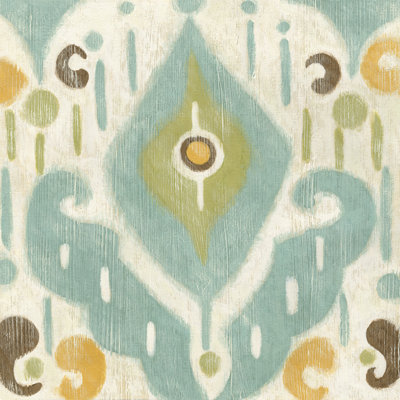 Serene Ikat II - Wrapped Canvas Painting