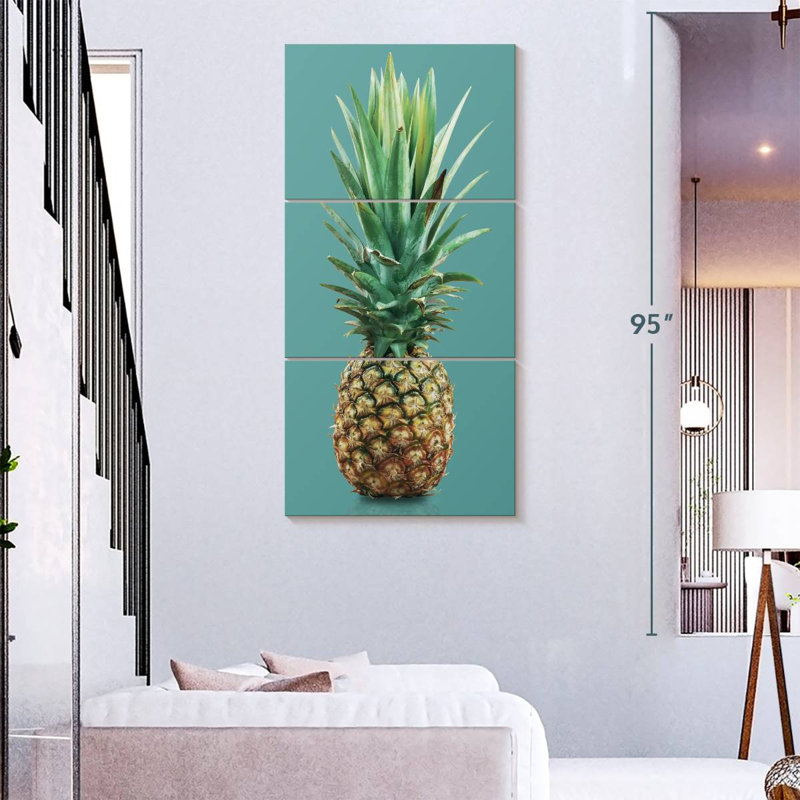 Crowned Pineapple, 75" H x 36" W