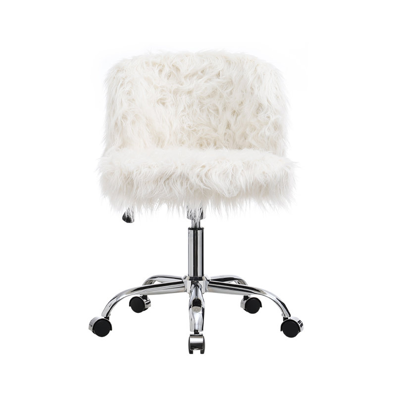 Addae Faux Fur Office Chair