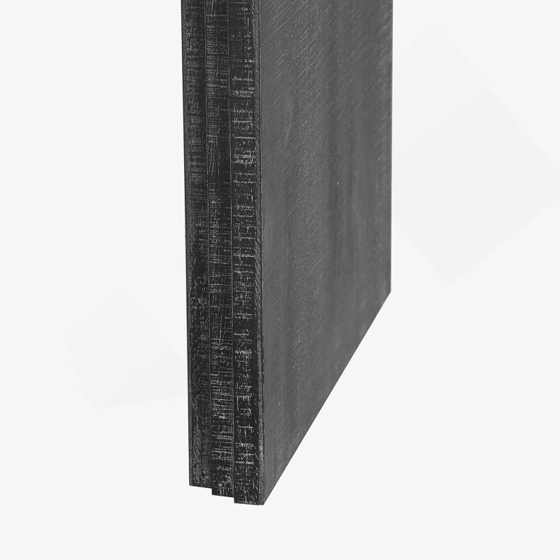 Console unique de style rétro avec deux tiroirs supérieurs pour l'entrée, idéale pour améliorer les espaces de vie