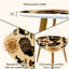 Ensemble de 2 tables basses gigognes Triangle
