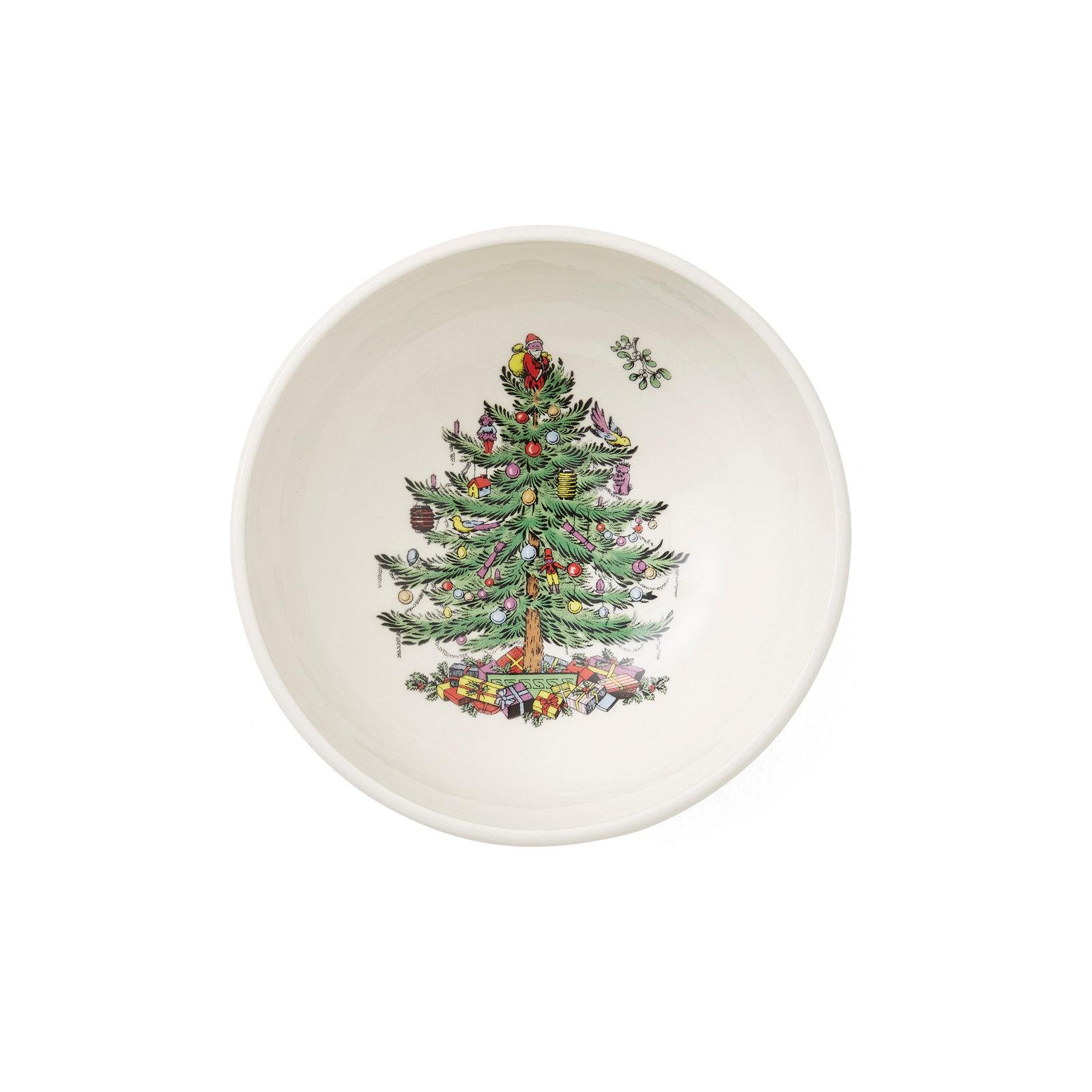 Christmas Wreath 5.5" Medium Bowls, Set of 4