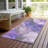 Machine Washable Indoor/Outdoor Xhevrie Lavender Rug-30633793