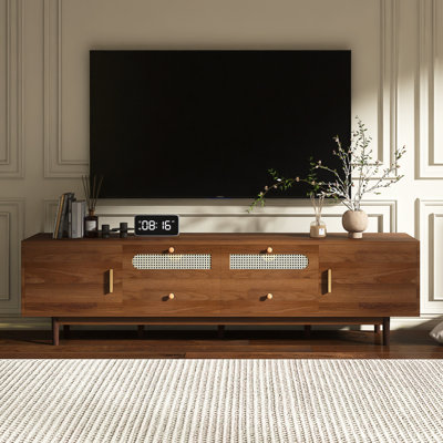 76.8" Modern TV Stand With Drawers For Tvs Up To 85"