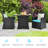 Altherr 2 - Person Patio Dining Set with Rectangular Table , Cushions Included-1451223593-1451223589-1345020269