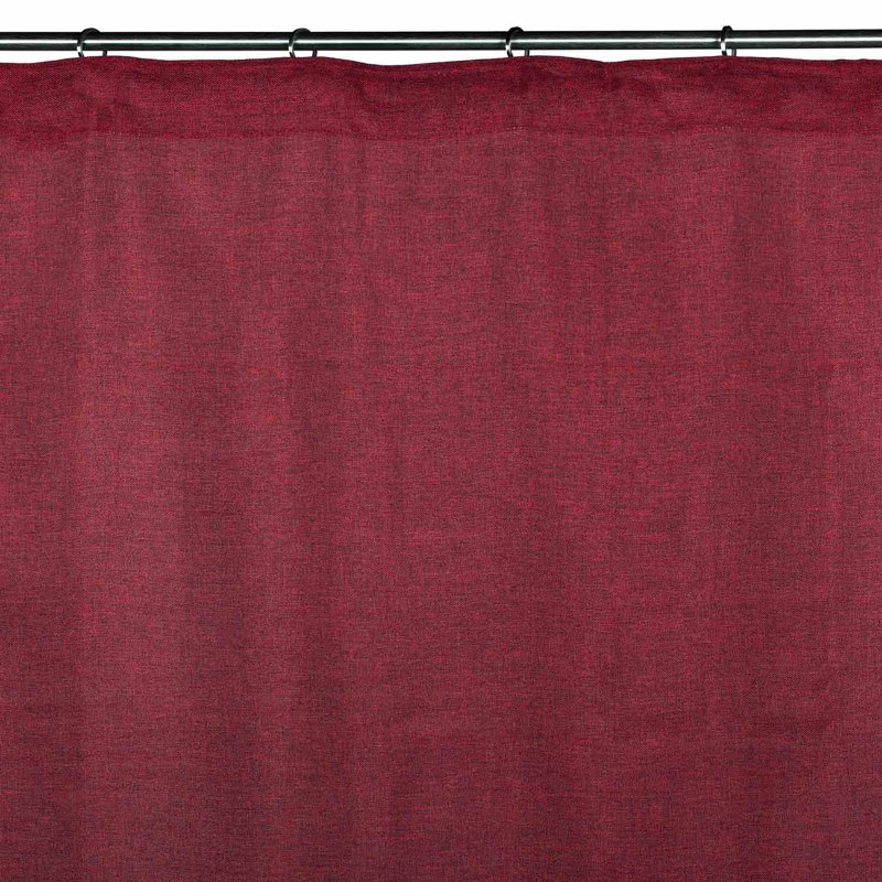 Cinnamon Sheer Curtain Single Panel, Burgundy, 145 x 290cm