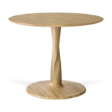 Torsion Solid Oak Dining Table