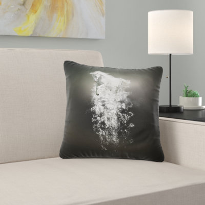 Fantasy White Horse Running - Animal Printed Pillow