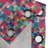 Latitude Run® Abstract Art Grommet Curtain Decorative 2-Panel Window Drapes, 50"x63", Multicolor-877432891