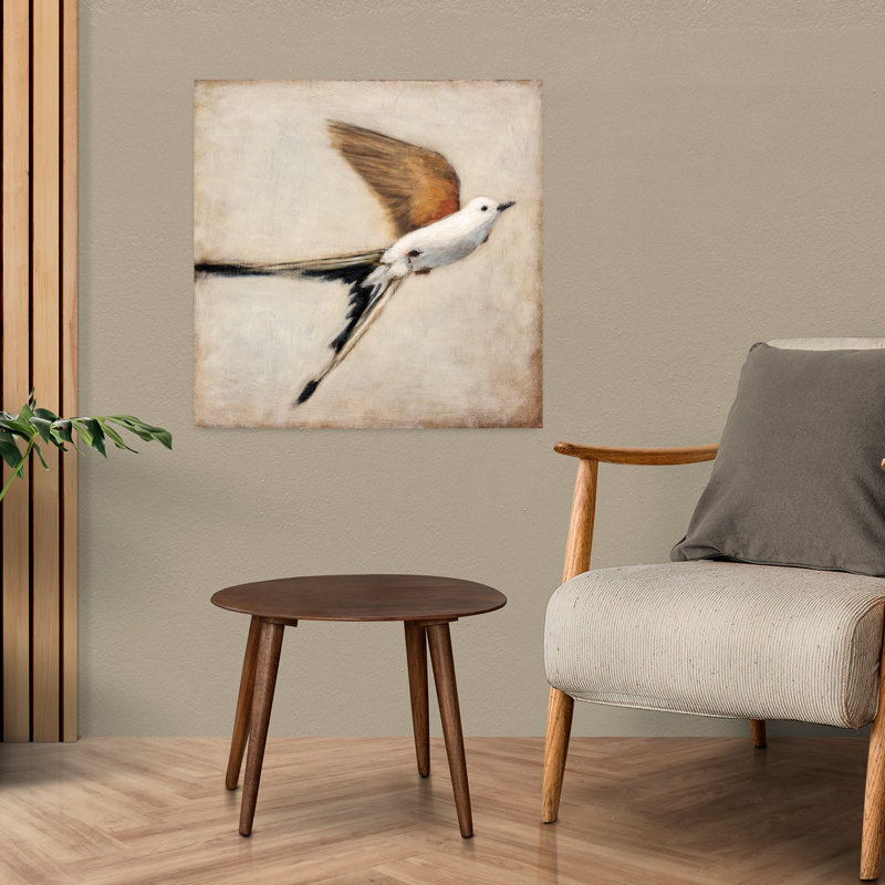 Art mural contemporain, Swallow Tail, H 24 po x l 24 po