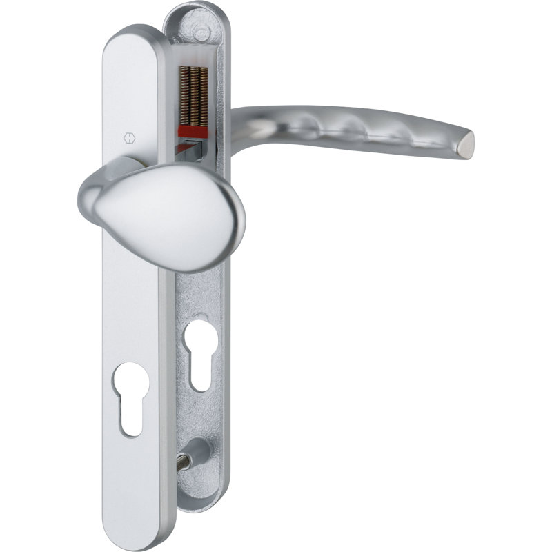 Right Door Handle, Aluminium Sliver