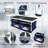 Folding Camping Table With Built-In Storage Compartment