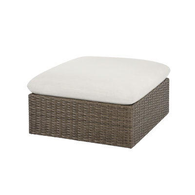 Pippa Wicker Patio Ottoman