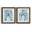 House Plant Jungle I - ensemble de 2 peintures encadrées-242145334-242145332
