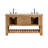 Bromley 60'' Double Bathroom Vanity with Quartz Top