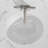Myhomekeepers 16'' Ceramic Circular Bathroom Sink