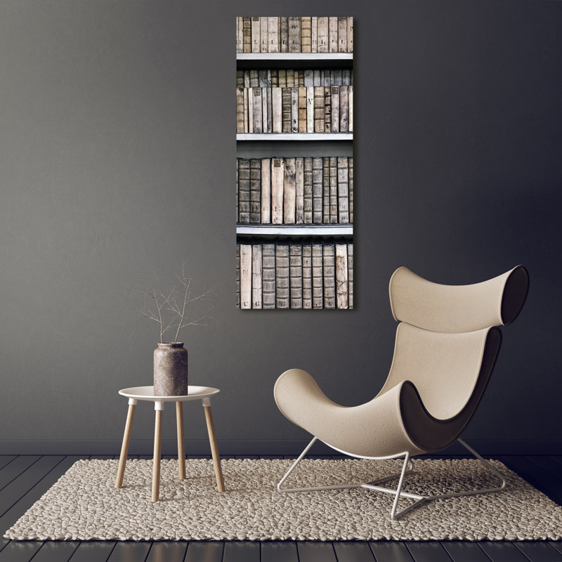 Bookshelf - Wrapped Canvas Print