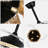  42" BoHo Black Retractable Ceiling Fan with Light Kit and Remote Wooden Beads Shade 6-speed DC Modor-1444378846