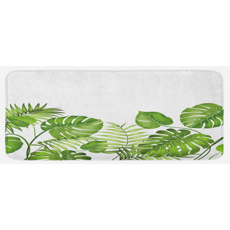 Tapis de cuisine en rainforest d’inspiration de la forêt nature jungle