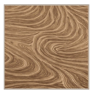 Tapis brun lavable à la machine