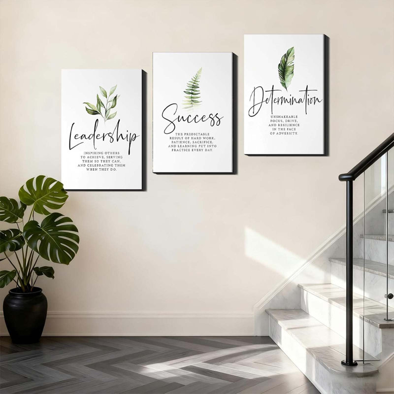 3 Piece Wrapped Canvas Wall Art