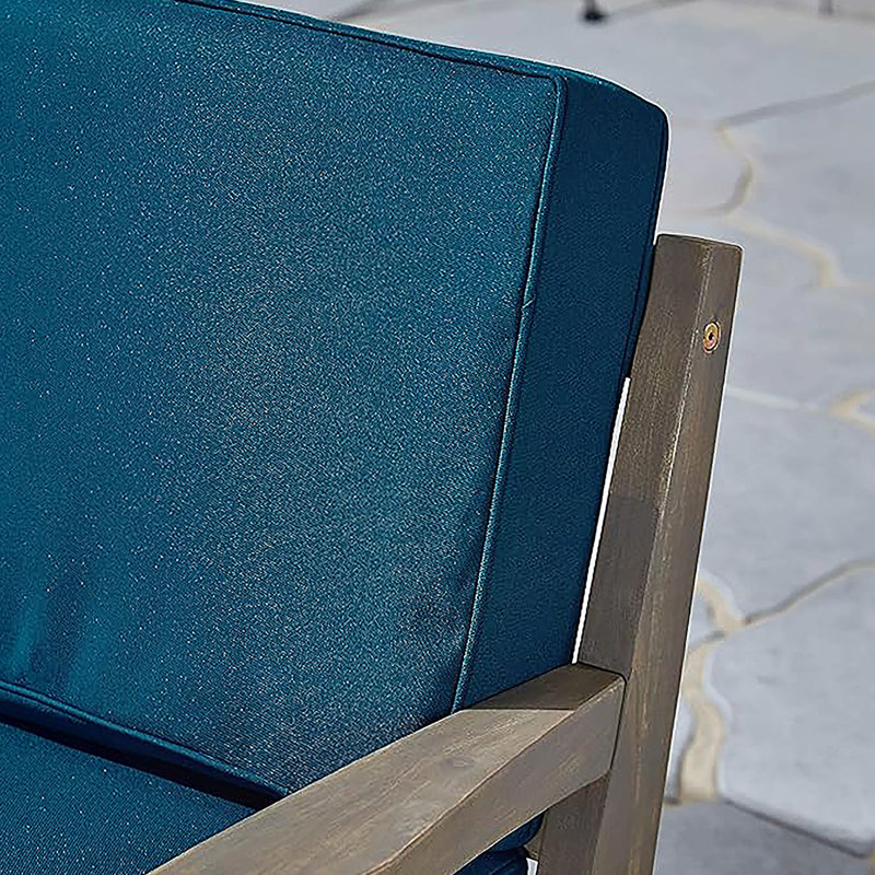 [Chaise simple] CHAISE CLUB GRENada, Bleu, Gris