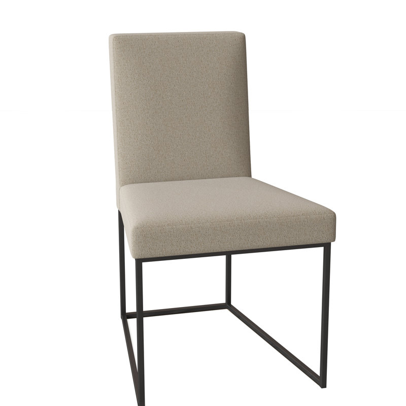 Ian Side Chair, 8794 Parchment, Bronze