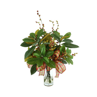 Lewistown Magnolia Floral Arrangement in Vase