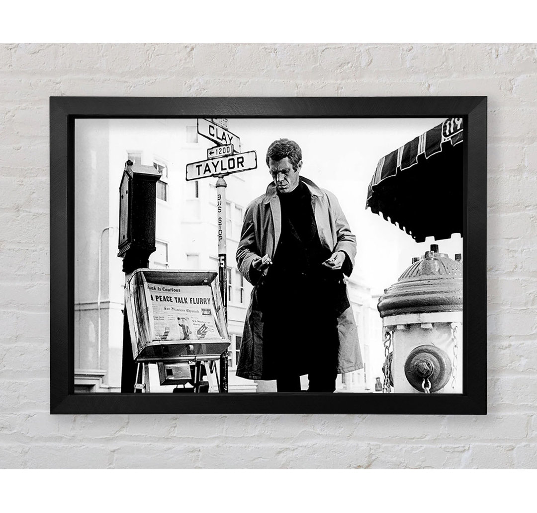 Steve Mcqueen B N W - Druck