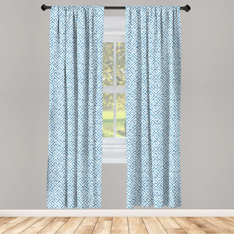 Room Darkening Sliding Panel Pair, 28" x 84", Blue