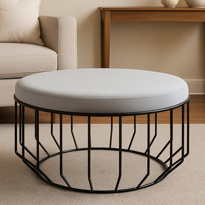 Kauai Stainless Steel Accent Stool