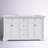 60'' Double Bathroom Vanity with Marble Top-1233595872