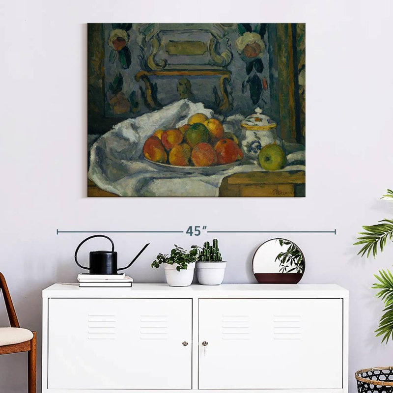 Plat de pommes Cezanne, 28" H x 35" W