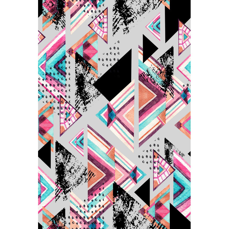 Antibacterial Hall Carpet (2.6 x 6.6 Ft) | 100% Polyester, 0.4 in Pile Height | Non-Slip PVC Dot Underside, Machine Washable | 3D Digital Printing, Durable & Stylish for Entryways, Living Rooms & More